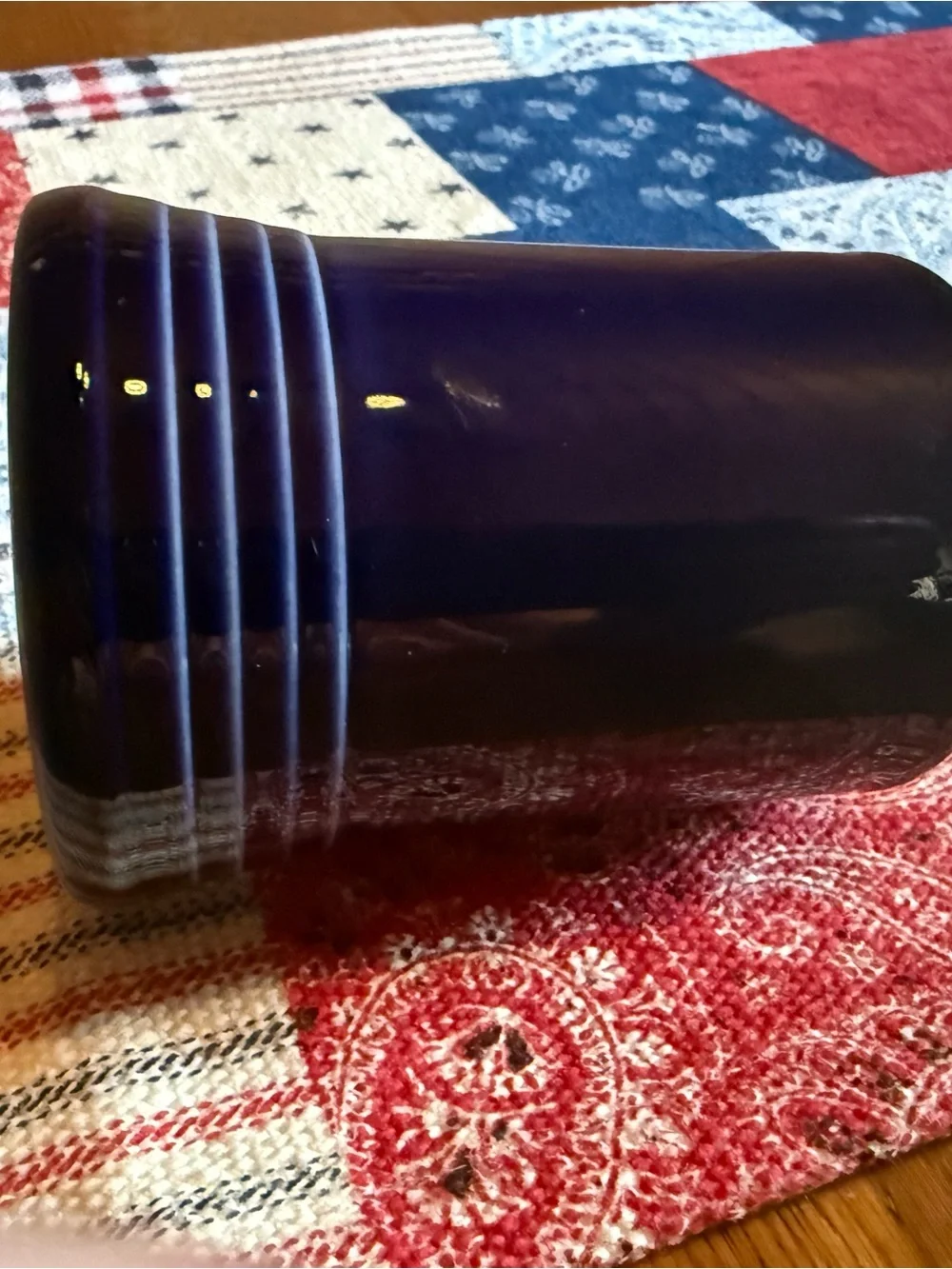 Fiestaware Bathroom Tumbler - Cobalt Blue